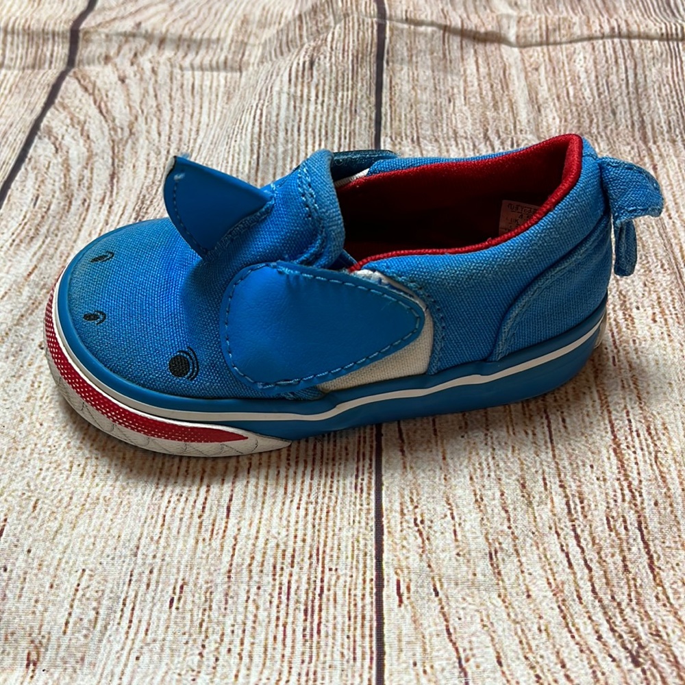 Vans | shark sneakers shoe size 4.5 infant toddler tennis shoes